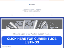 Tablet Screenshot of accufleetcareers.com